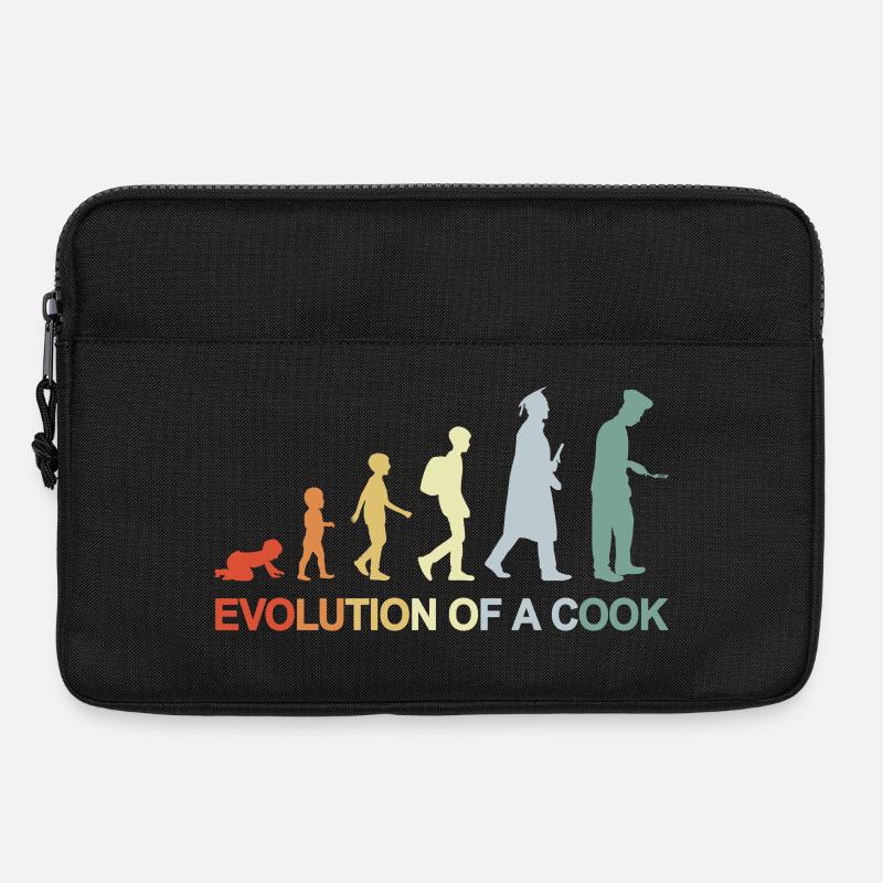 Evolution Of A Cook - Laptoptasche 13" - Schwarz