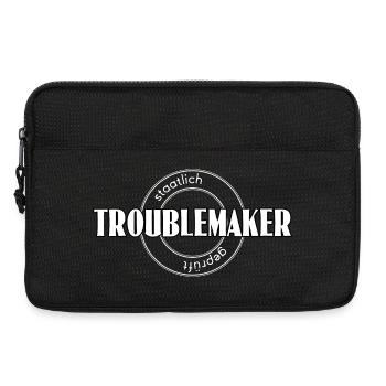 Troublemaker - Laptoptasche 13" - Schwarz - Vorne
