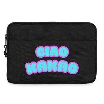 Design graffiti effronté avec des couleurs pastel - Sacoche pour ordinateur portable 13 pouces - noir - Devant