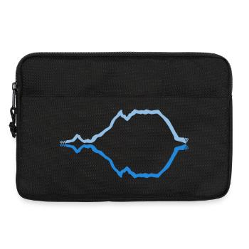 Grimming en miroir - Sacoche pour ordinateur portable 13 pouces - noir - Devant