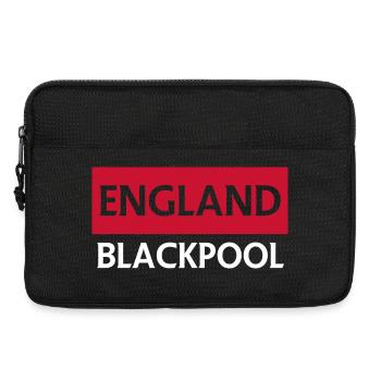 Angleterre Blackpool Skyline Silhouette - Sacoche pour ordinateur portable 13 pouces - noir - Devant