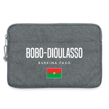 Bobo-Dioulasso, Burkina Faso - Laptop bag 13" - heather grey - Front