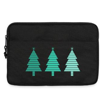 SAPIN. NOËL. MERRY CHRISTMAS. BONNE ANNEE - Sacoche pour ordinateur portable 13 pouces - noir - Devant