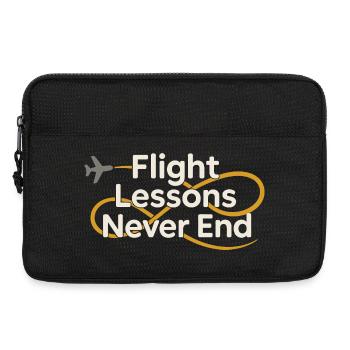 Instructeur de vol Cfi Pilote Instructeur d’aviation - Sacoche pour ordinateur portable 13 pouces - noir - Devant