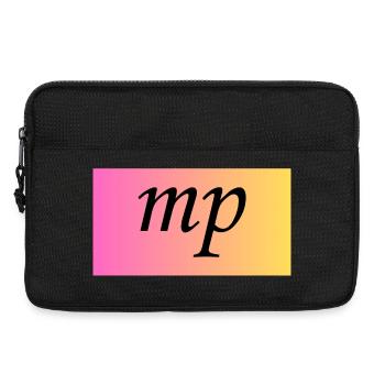 Mezzopiano Mittelleise - Musical instruction - Laptop bag 13" - black - Front