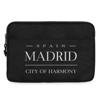 Madrid Spanien - Madrid, die Stadt der Harmonie  - Laptoptasche 13" - Schwarz - Vorne