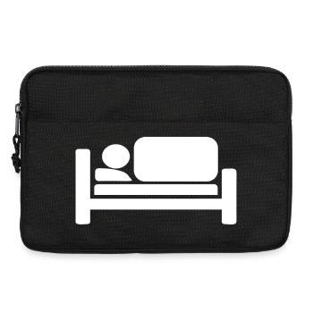 Cool Lit Silhouettes Pictogramme Design - Sacoche pour ordinateur portable 13 pouces - noir - Devant