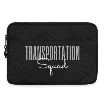 Transportation Squad – Fun Transport Worker Team - Laptop bag 13" - black - Front