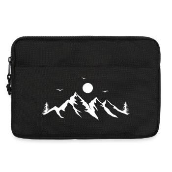 Mountains - Laptop bag 13" - black - Front