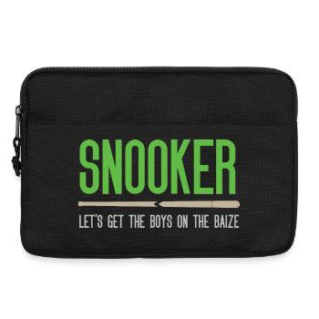Snooker - Let's get the.boys on the baize - Laptop bag 13" - black - Front