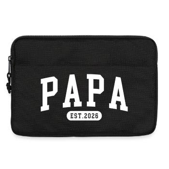 Papa Est. 2026 Vater seit 2026 Werdender Papa 2026 - Laptoptasche 13" - Schwarz - Vorne