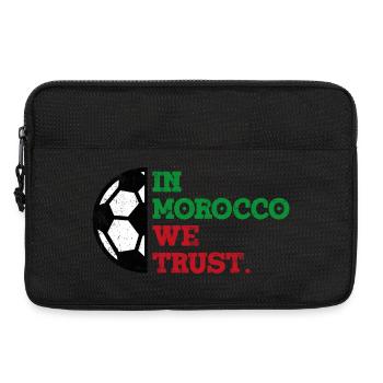 In Morocco we trust - Laptop bag 13" - black - Front