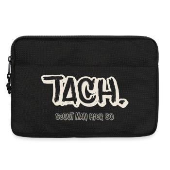 Tach.  seggt man hier so  Norddeutscher Spruch  - Laptoptasche 13" - Schwarz - Vorne