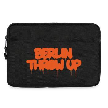 Orange Graffiti Berlin - Laptop bag 13" - black - Front