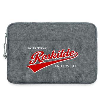 Je me suis perdu à Roskilde et j’ai adoré ça - Sacoche pour ordinateur portable 13 pouces - gris chiné - Devant