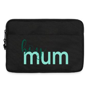 Mother Day Boy Mum - Laptop bag 13" - black - Front