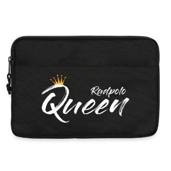 Bike Polo Queen - Laptop bag 13" - black - Front