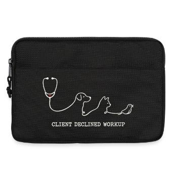 Tierarzt Tiermediziner Client Declined Workup - Laptoptasche 13" - Schwarz - Vorne