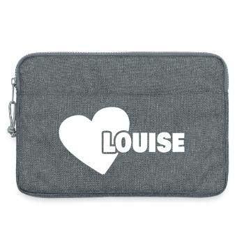 Born Louise - Laptop bag 13" - heather grey - Front