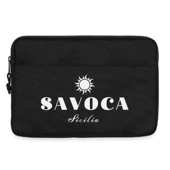 Savoca Sicily Sun Vintage Logo - Sacoche pour ordinateur portable 13 pouces - noir - Devant