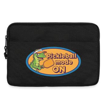 Pickleball-lustiger Spieler lieben Pickleball-Paddel - Laptoptasche 13" - Schwarz - Vorne