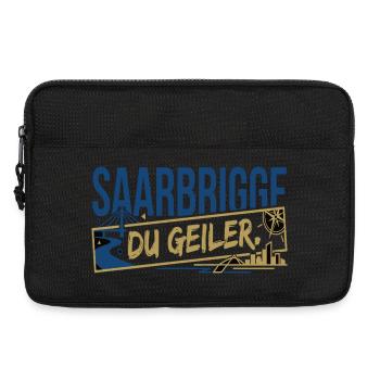 Saarbrigge Du Geiler - Laptoptasche 13" - Schwarz - Vorne