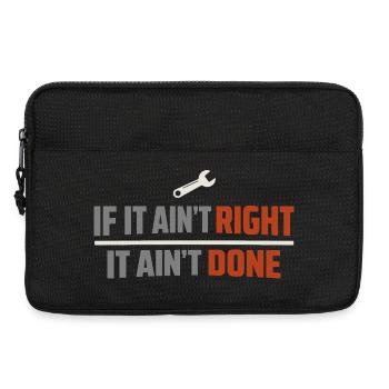 Blue Collar Lifestyle Blue Collar Pride Working - Laptoptasche 13" - Schwarz - Vorne