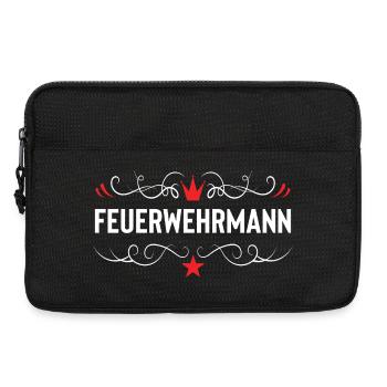 Feuerwehrmann Feuerwehr - Laptoptasche 13" - Schwarz - Vorne