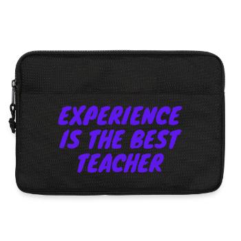 experience_is_the_best_teacher_20260604_181624_ - Laptoptasche 13" - Schwarz - Vorne