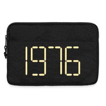 Digital Geburtstag Jahr 1976 - Laptoptasche 13" - Schwarz - Vorne