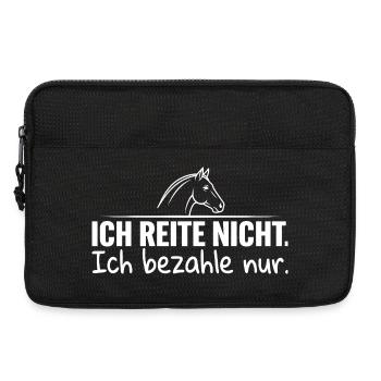 ich reite Nicht ich Bin das bodenpersonal  - Laptoptasche 13" - Schwarz - Vorne
