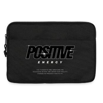 Positive Energie Kraftdesign - Laptoptasche 13" - Schwarz - Vorne