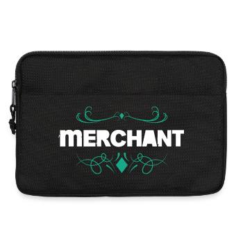 Profession de commerçant - Sacoche pour ordinateur portable 13 pouces - noir - Devant