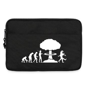 Radioactive Evolution (weiß) - Laptoptasche 13" - Schwarz - Vorne