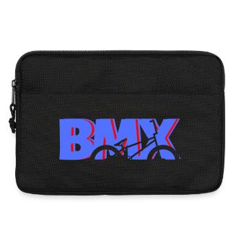 BMX Dirt-Jump Shirt for Kids & Bikers - Laptop bag 13" - black - Front