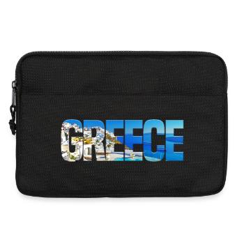 Greece Inselparadies Collage - Laptoptasche 13" - Schwarz - Vorne