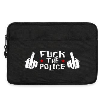 Protest Graffiti Gegen Polizei Fuck The Police - Laptoptasche 13" - Schwarz - Vorne