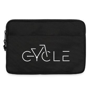 Bitte laden Sie das Designbild hoch - Laptoptasche 13" - Schwarz - Vorne