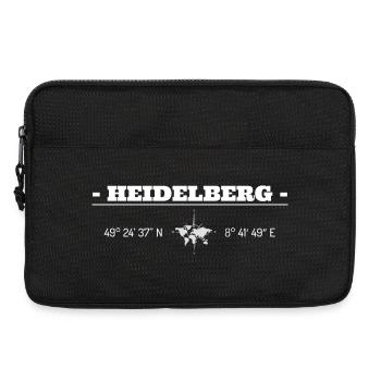 Coordonnées Heidelberg - Sacoche pour ordinateur portable 13 pouces - noir - Devant
