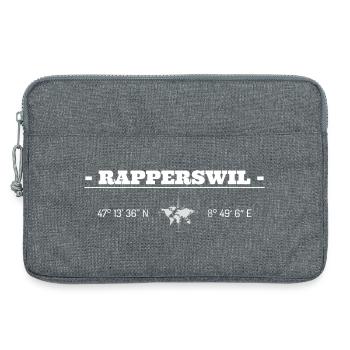 Koordinaten Rapperswil - Laptoptasche 13" - Grau meliert - Vorne