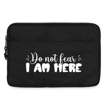 Don't Be Afraid, I'm Here – Inspiring - Laptop bag 13" - black - Front