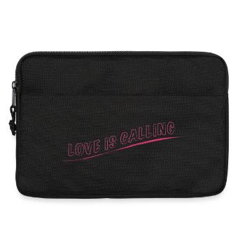 L’amour appelle - Sacoche pour ordinateur portable 13 pouces - noir - Devant