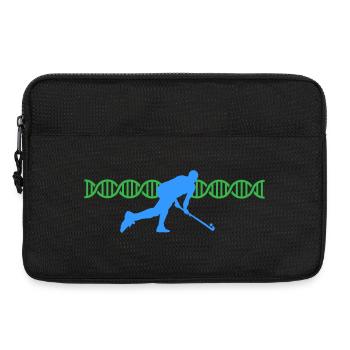 Feldhockey DNA Hockey DNS | Farben änderbar - Laptoptasche 13" - Schwarz - Vorne