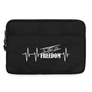 Impulsion Avion Sans Liberté Symbole Icône de vol - Sacoche pour ordinateur portable 13 pouces - noir - Devant