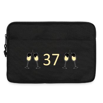 37th Birthday 37 Years Anniversary 37 Years Number 37 - Laptop bag 13" - black - Front