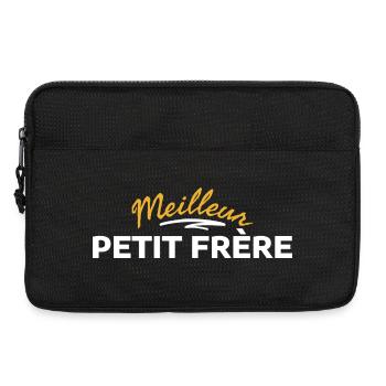 Cousin Frère Avec Motifs Éclatants - Sacoche pour ordinateur portable 13 pouces - noir - Devant
