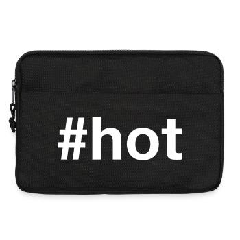 HOT Hashtag - Laptoptasche 13" - Schwarz - Vorne