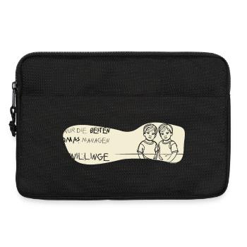 zwillinge oma geschenk bub twin boys beste oma - Laptoptasche 13" - Schwarz - Vorne