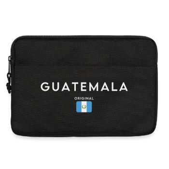 Guatemalan flag, Guatemalan pride - Laptop bag 13" - black - Front