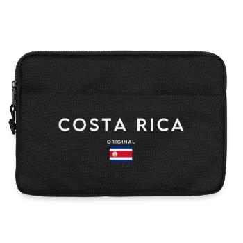 Costa Rica Flagge, Costa Rica Stolz - Laptoptasche 13" - Schwarz - Vorne